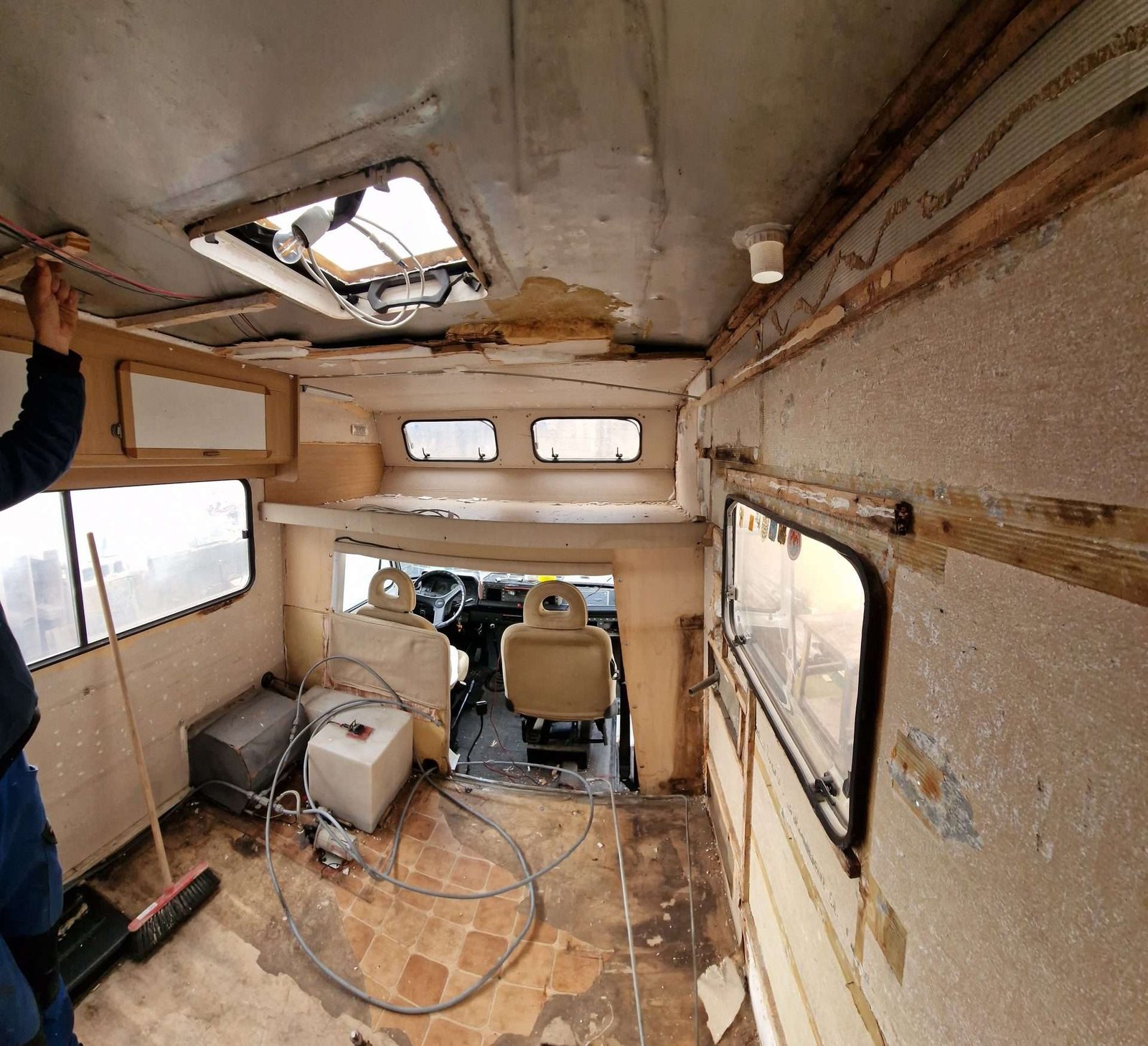 Camper Interior Before
