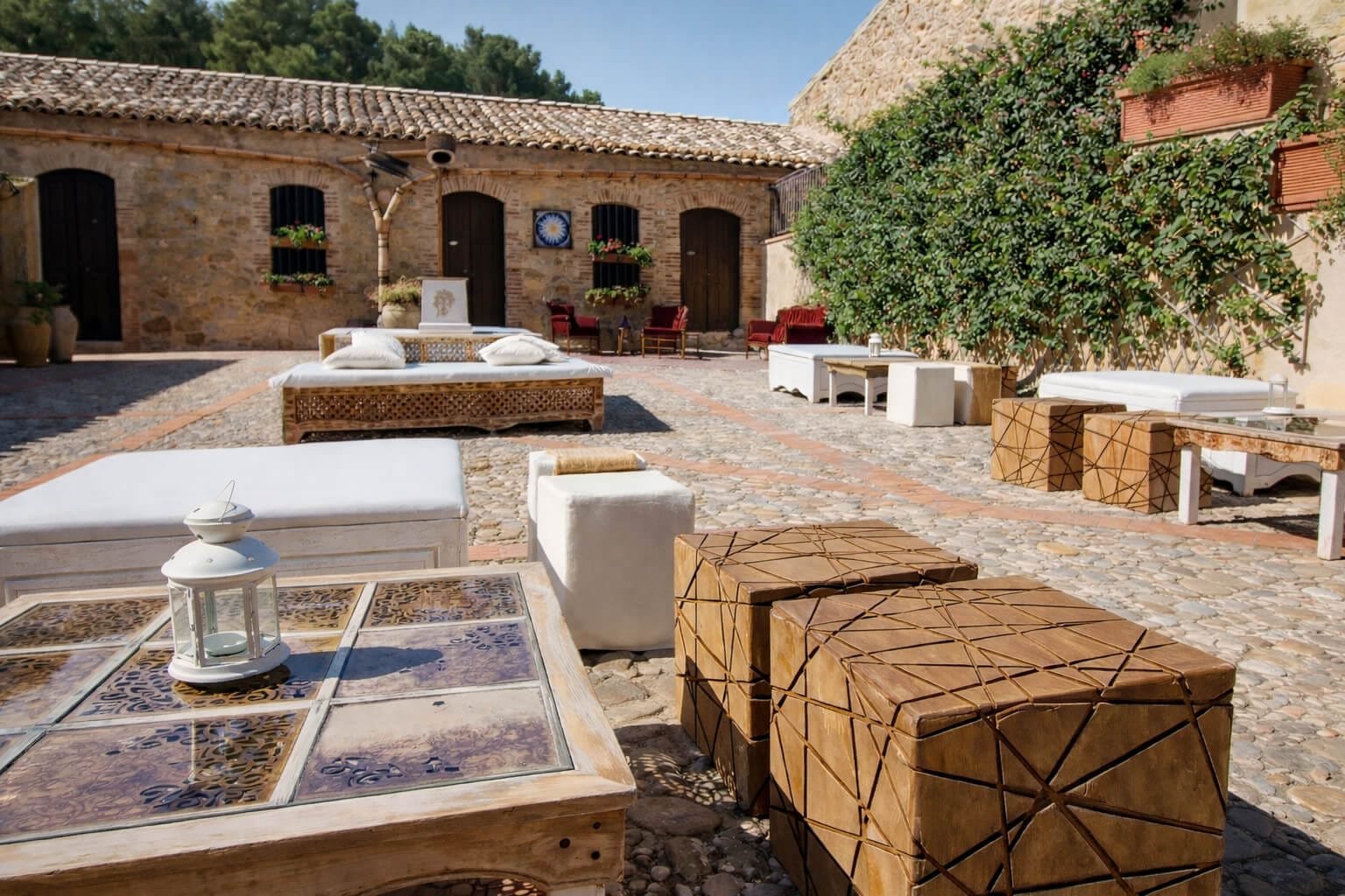 Arredi eleganti per matrimonio in Sicilia